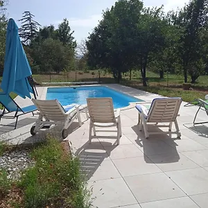 Maison Calme Avec Piscine Entouree De Son Parc Quintenas